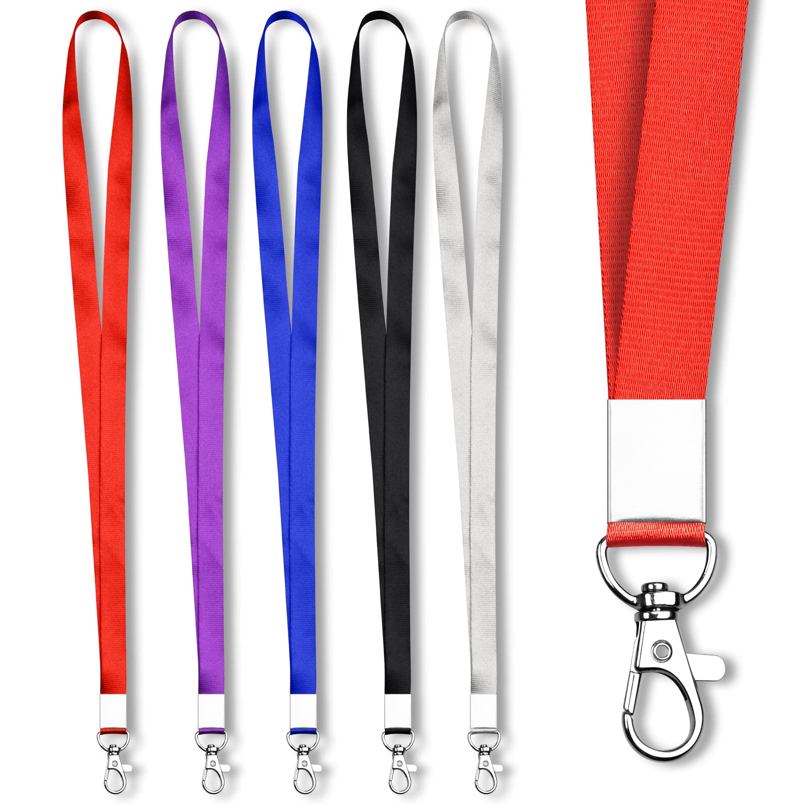 colors-badge-lanyards-with-clip-for-id-badges-keys-premium-neck